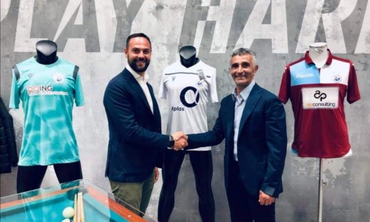 Renato Di Lazzaro, dt dello Sporting Ariccia, insieme al presidente Paolo Catalucci (Foto ©Sporting Ariccia)