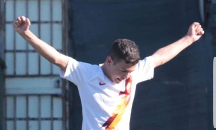 Manuel Nardozi, attaccante della Roma, oggi in gol