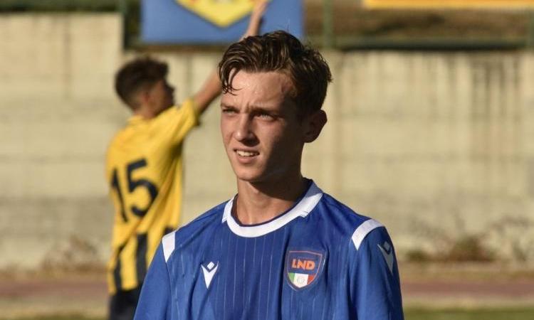 Gianluca Marini, esterno offensivo della Tor Tre Teste (Foto ©LND) 