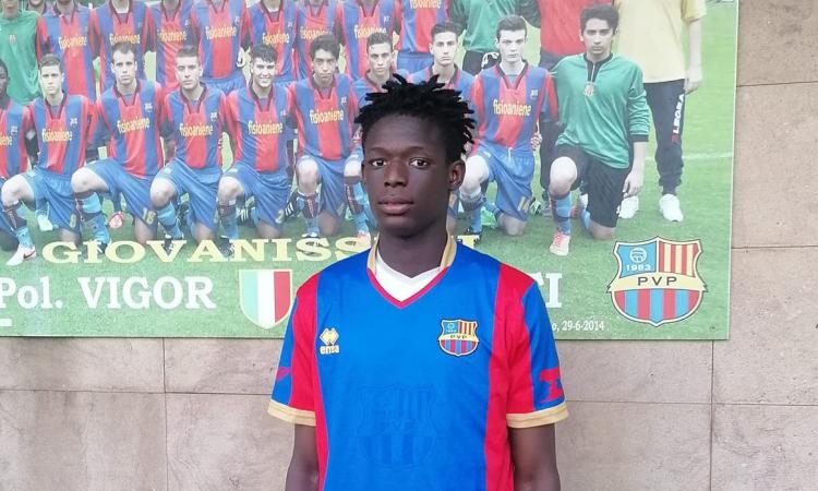 Mouhamed Ndao, attaccante classe 2005, nuovo arrivo della Vigor Perconti (Foto ©Polispotiva Vigor Perconti/FB)