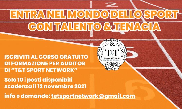 Vuoi lavorare nel mondo dello sport? Iscriviti al corso gratuito di T&T Sport Network