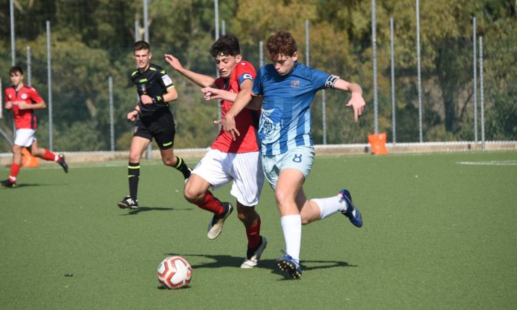 Uno scatto della gara d'andata tra Vescovio e Grifone (Foto ©Torrisi)