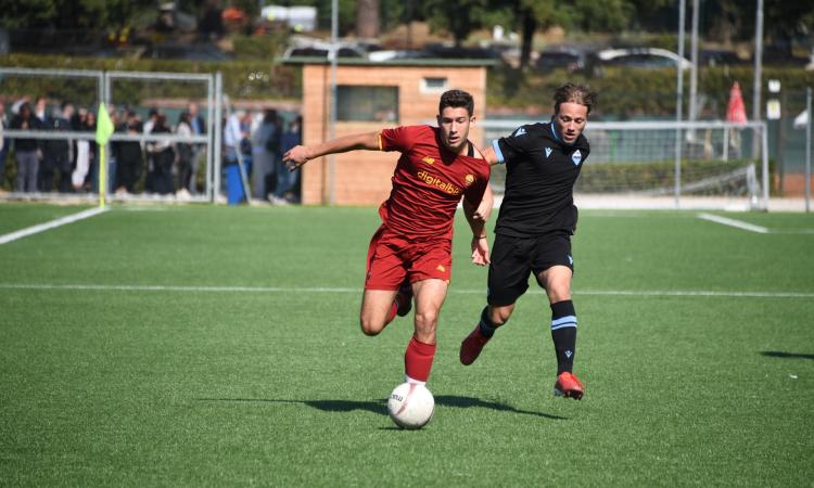 Leonardo D'Alessio durante il derby