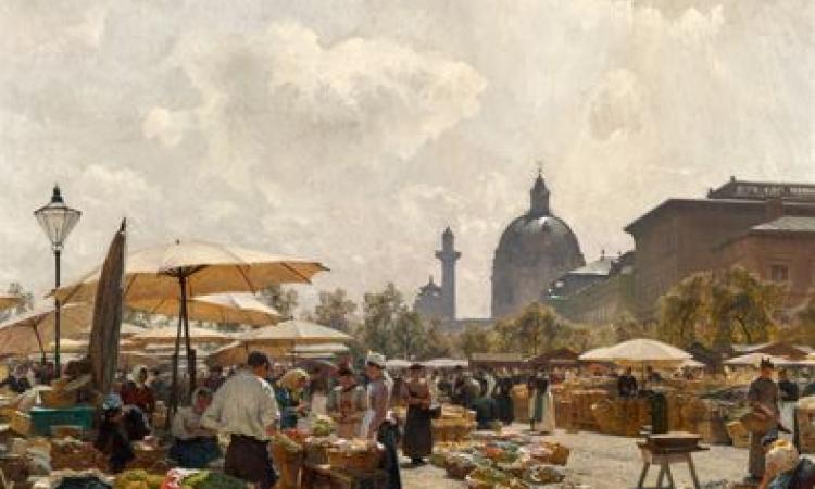 Klimt - Il Naschmarkt a Vienna