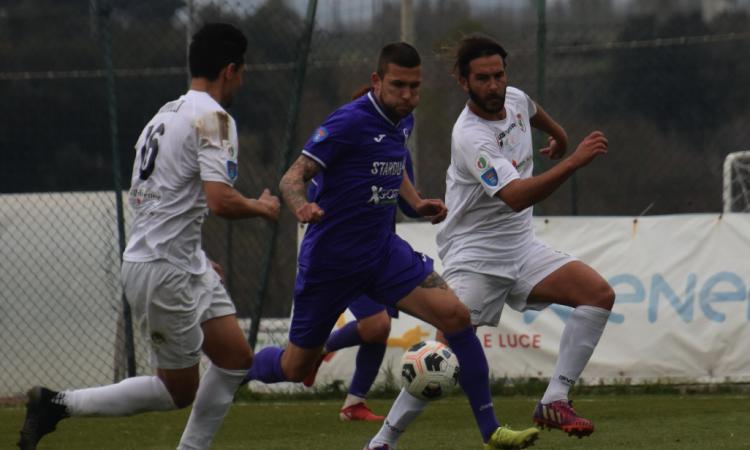 Uno scatto del match di ritorno