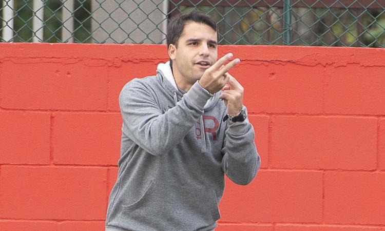 Gianluca Cervera, tecnico della Romulea (Foto ©Massimiliano Cervera)