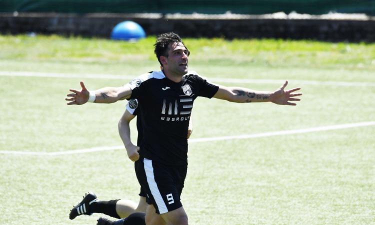 Alessio Damiani in gol (Ph. Cippitelli)