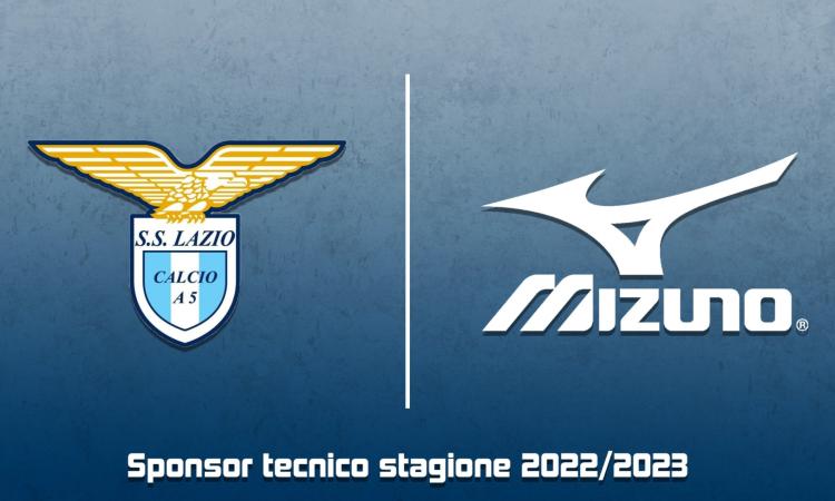 Mizuno è il nuovo sponsor tecnico della S.S. Lazio Calcio a 5