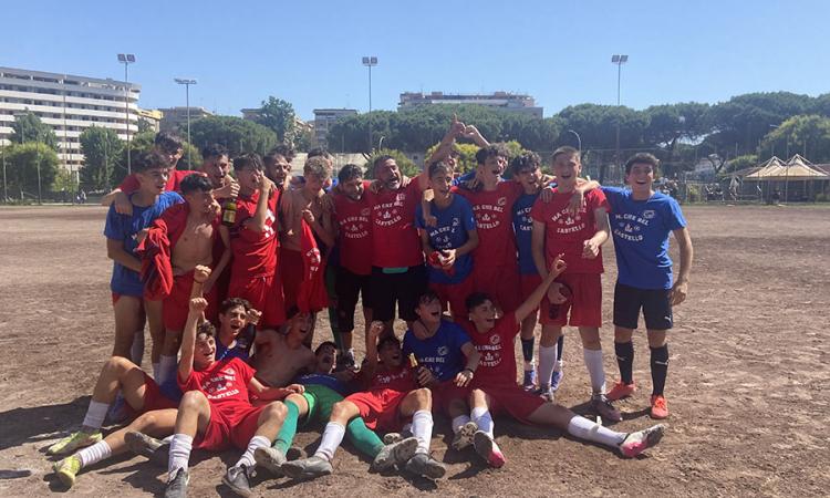La festa della G. Castello per la promozione in Elite