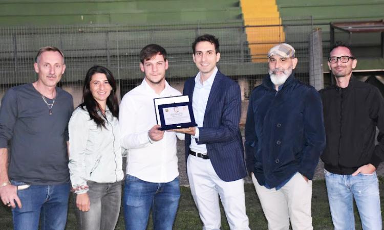 Manziana, un premio per il fair play.  Caporali "Sono davvero onorato"
