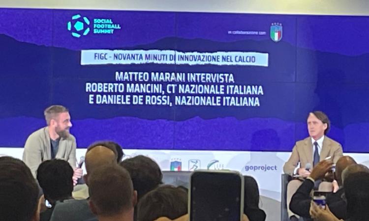 Daniele De Rossi e Roberto Mancini ©GazReg