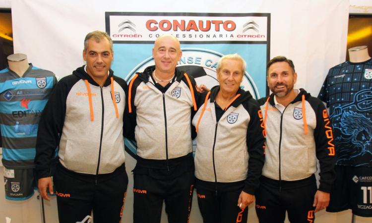Da sinistra Alessandro Testagross, Alessio Ferrara, Mimmo Guidoni e Simone Lauri