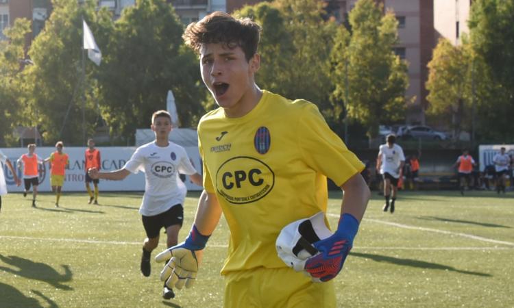 Federico Rocchetti, portiere classe 2006 del Civitavecchia (Foto ©Torrisi)
