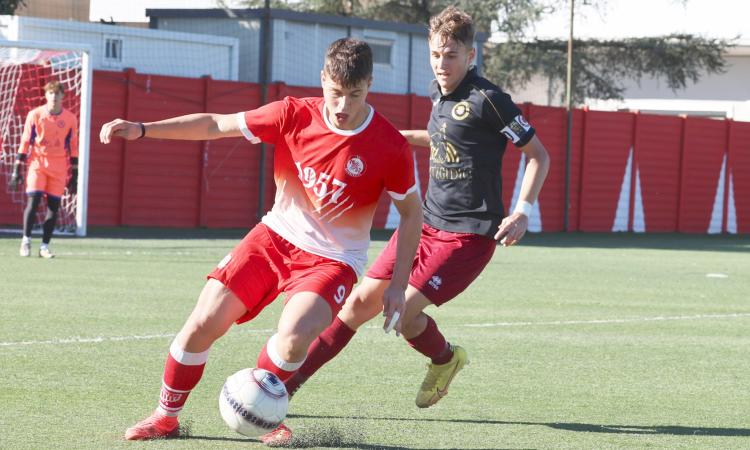 Matteo De Simone del Giardinetti in prova al Benevento (Foto ©Photosportroma)