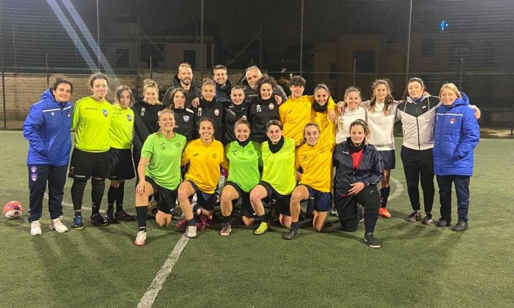 La selezione femminile dopo il raduno di ieri al San Giustino