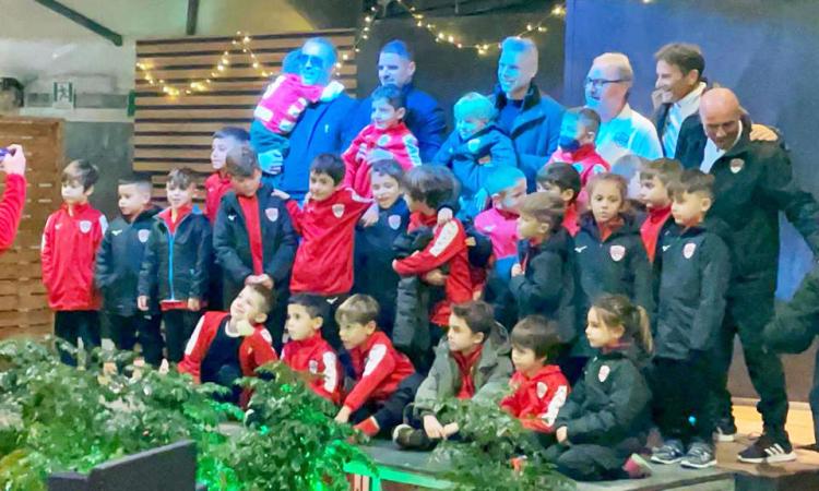 I piccoli atleti della Jem's Soccer Academy