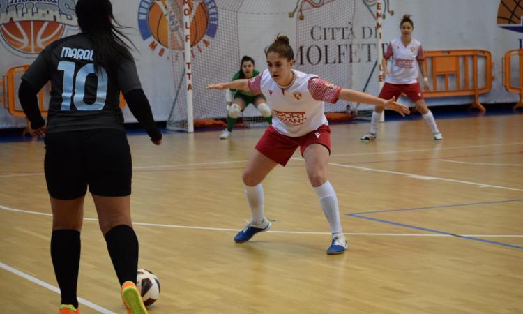 Molfetta e Lazio impattano al PalaPoli (©Femminile Molfetta)