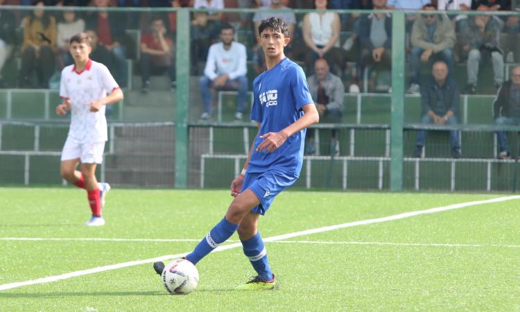 Vis Sezze - Savio: il terzo gol dei blues porta la firma di De Lorenzo