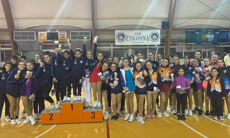 Colonna, un pieno di entusiasmo per il trofeo Piccole Stelle