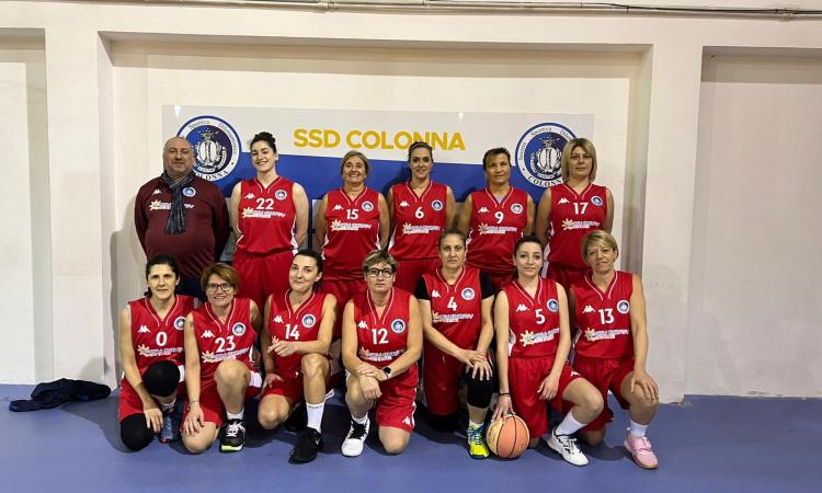 La squadra femminile del Colonna Basket