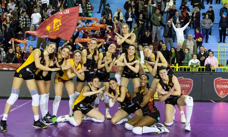 A2 - Roma, solo applausi per le Wolves: regular season da imbattuta