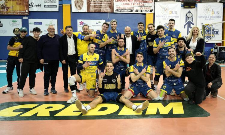 A3 - Sabaudia compie l'impresa: Palmi ko in 4 set