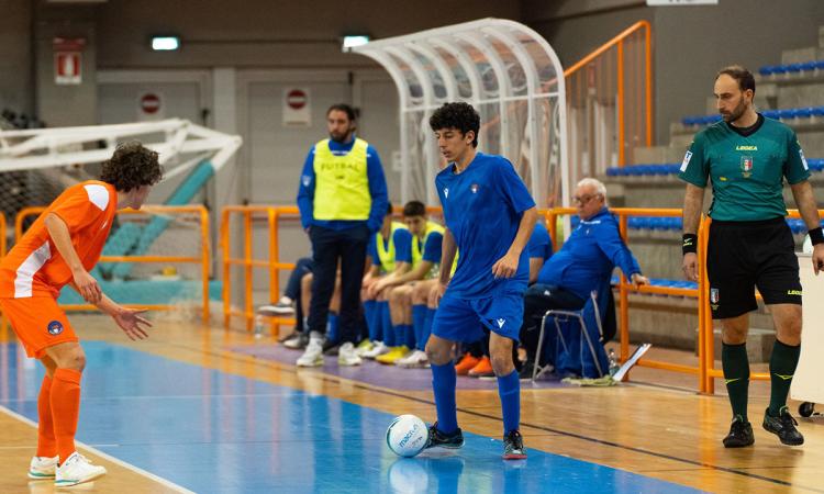 Francesco Caramia, autore del gol che ha sbloccato il match (©LND)