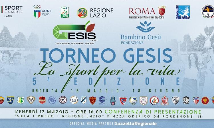 5° Torneo Gesis - Lo Sport per la Vita: venerdi 12 maggio la presentazione presso la Regione Lazio