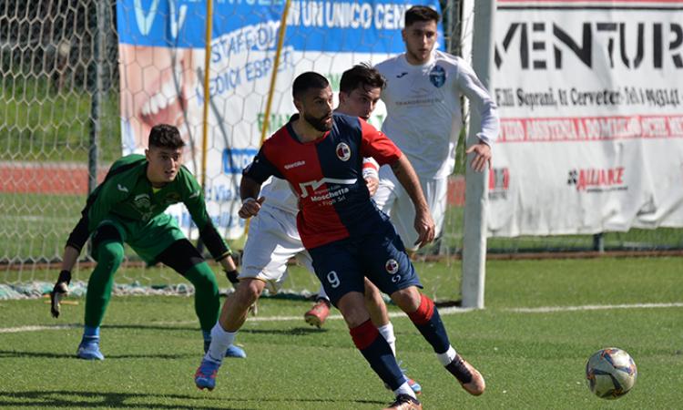 Uno scatto del match di campionato