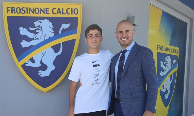 Angelo Sanna nella sede del Frosinone