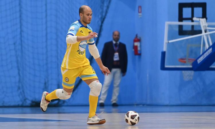 Marcio Ganho, nuovo portiere della Roma C5 (©Napoli Futsal)