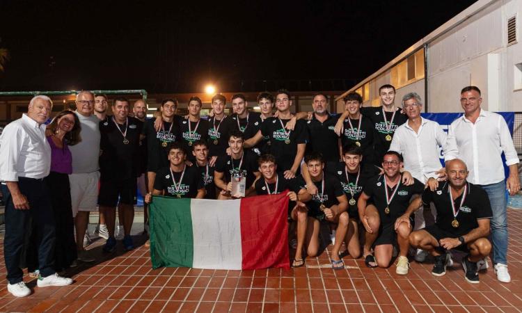 U20 - Distretti Ecologici Roma tricolore. Mirarchi e l'augurio per i suoi