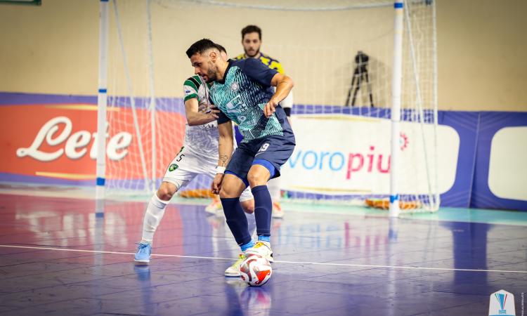 Uno scatto dal match tra L84 ed Olimpus (©Libralato/Divisione Calcio a 5)