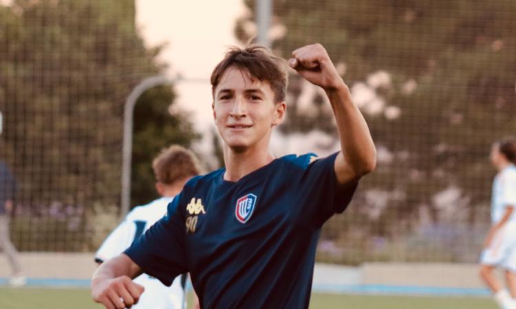 Pugliatti, autore del gol del pari (Foto Tor Tre Teste) 