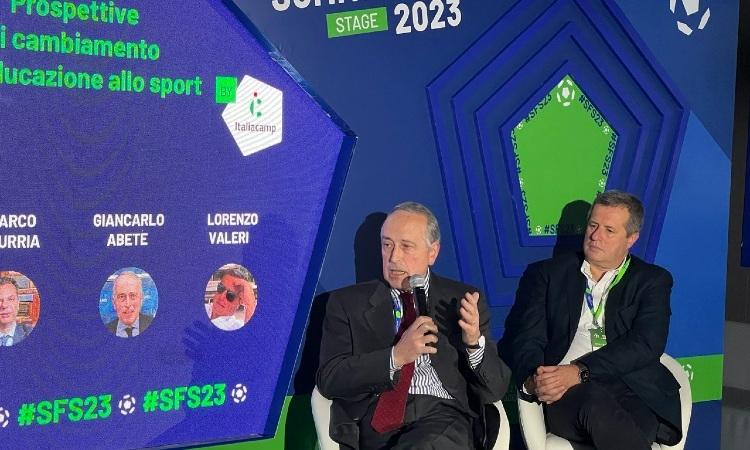 Social Football Summit, Abete: "