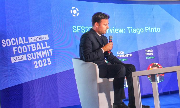 Tiago Pinto durante il Social Football Summit (Foto ©Marco La Torre)