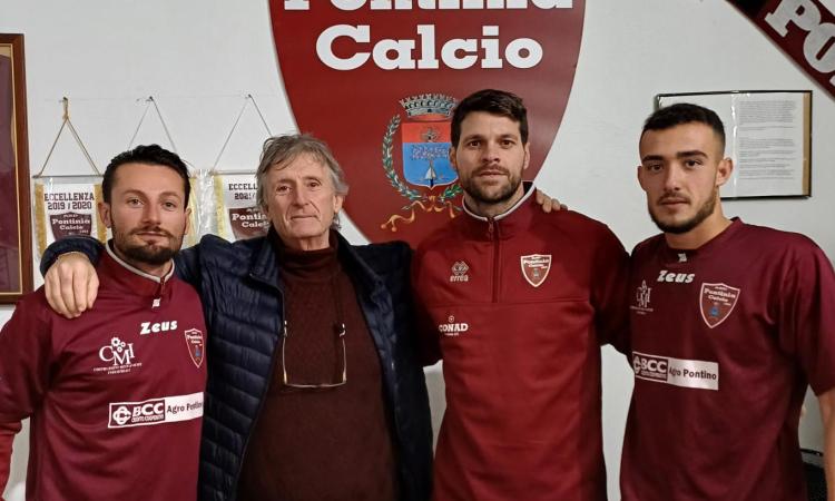 Pontinia, Pietrosanti è scatenato: triplo colpo per gli amaranto