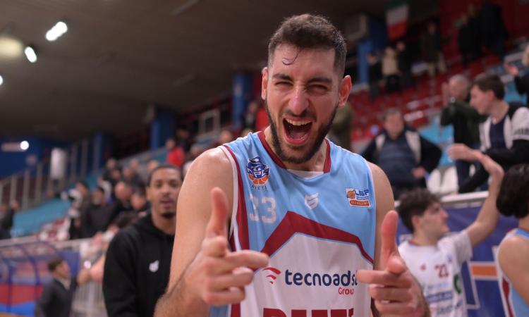 B - NPC Rieti, vittoria di cuore. Ponticiello "Grazie, più del solito"