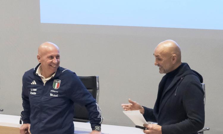 Viscidi e Spalletti(Foto ©Figc)
