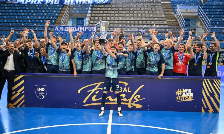 L'Olimpus Roma Under 19 è campione d'Italia (©Divisione Calcio a 5)