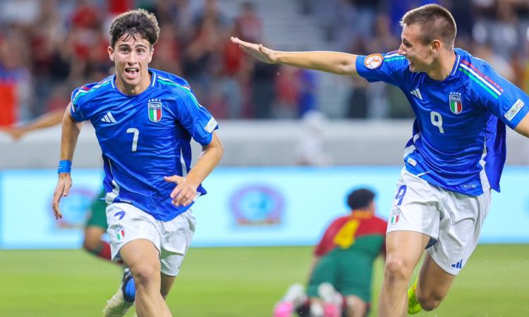 Coletta e Camarda, loro i tre gol azzurri (Foto ©Figc)