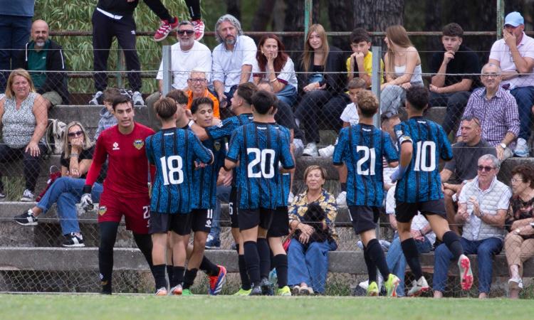 Esulta il Latina (Foto ©Cassoni)
