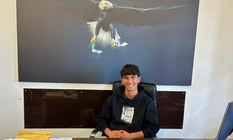 Lazio, c’è la firma di Federico Ciucci sul primo contratto da professionista
