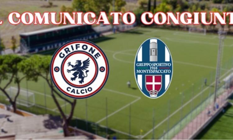 Grifone - Montespaccato, dopo la sospensione le due squadre scrivono alla LND