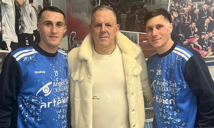 Da sinistra Federico Pompili, il presidente Valle e Ramon Muzzi
