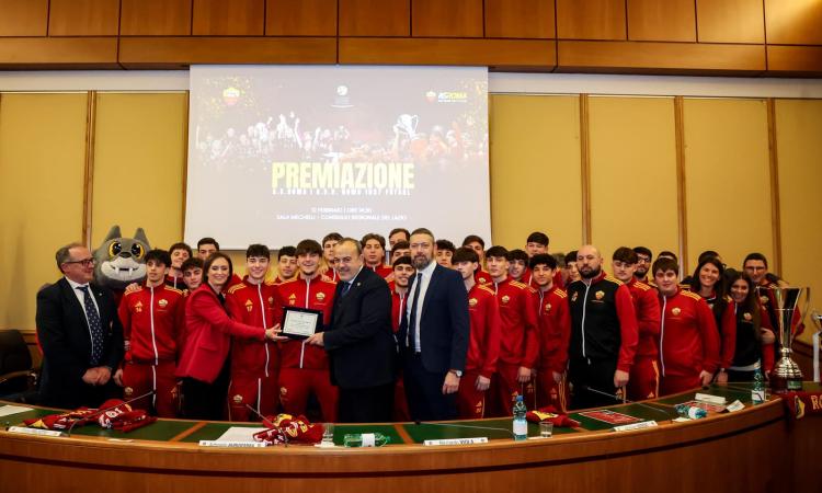 La Roma 1927 premiata in Regione
