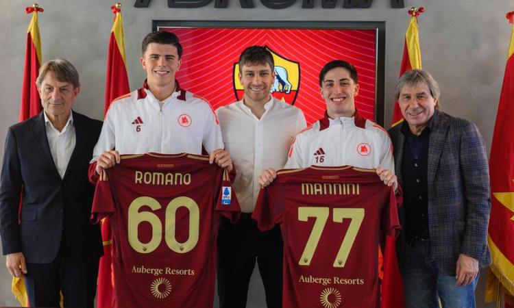 Roma, ora è ufficiale: Mannini e Romano continueranno a vestire giallorosso