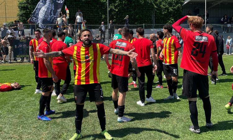Il Valmontone festeggia a Fiumicino ©GazReg
