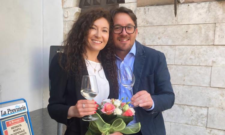 Di nuovo in campo, per dire sì: Pellegrini e Magnani sposi al Liri