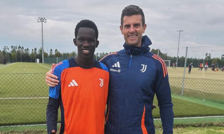 Demba Samb e Thiago Motta (Foto ©Instagram/Demba Samb)